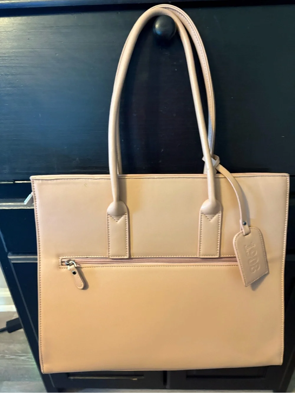 Women’s Alpha Kappa AKA- Classic Structured Pink Tote